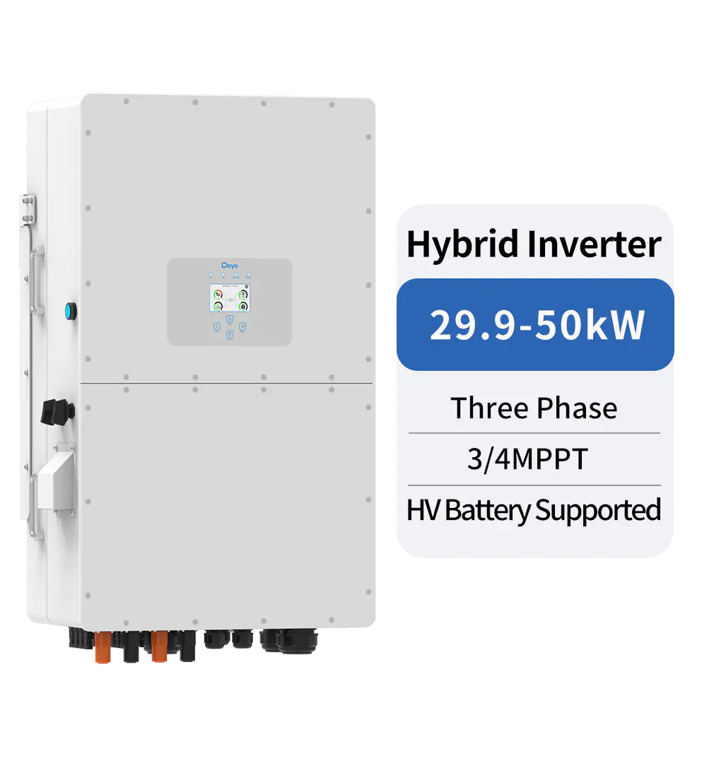 SUN-29.930354050K-SG01HP3-EU-BM3BM4 Three Phase Hybrid Inverter  29.9-50kW 3 or 4 MPPT  HV Battery Supported