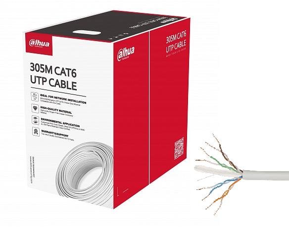Dahua Cat6 UTP 305M Pure Copper Cable (model DH-PFM920I-6UN-C)